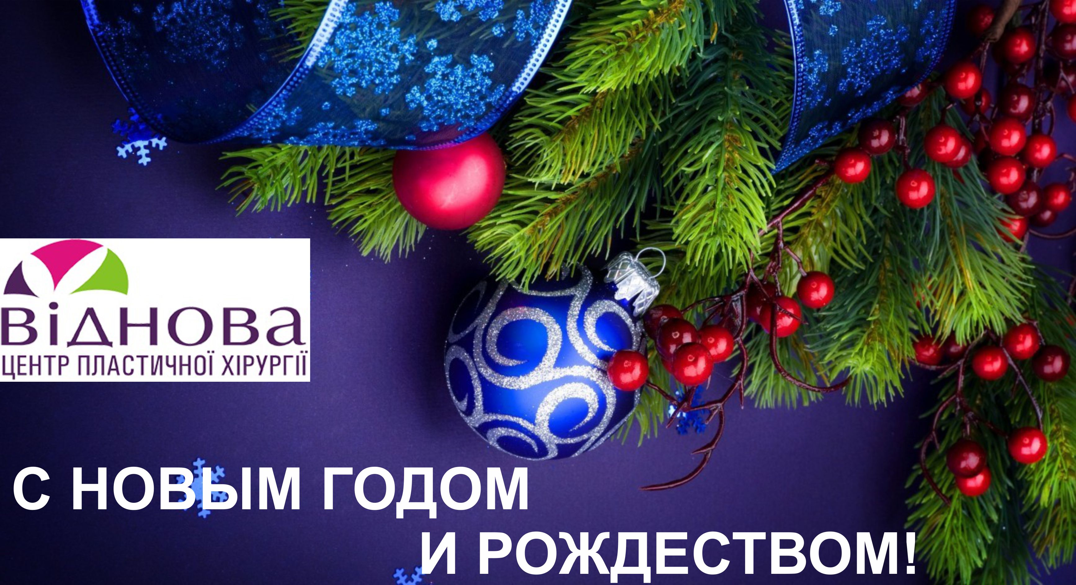 З наступаючим Новим Роком та Різдвом